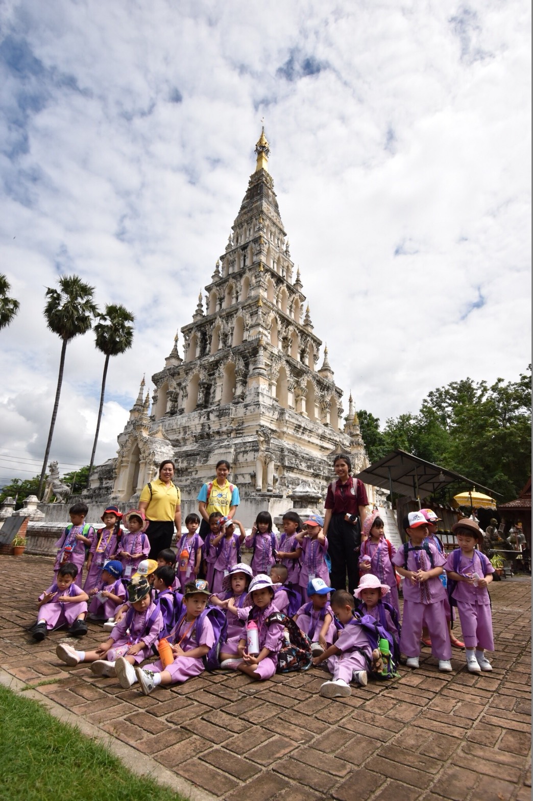 นักเรียนระดับชั้น อ.1 - 3 ทัศนศึกษา ณ เวียงกุมกาม 