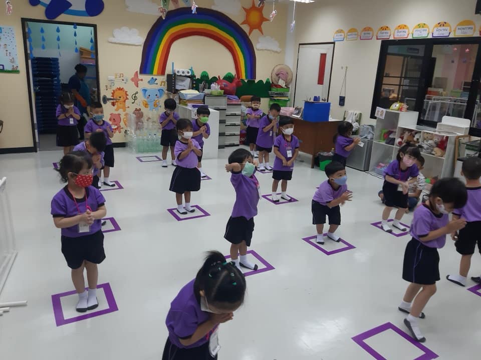 ภาพบรรยากาศเปิดเทอมวันแรก ภาคเรียนที่ 1 ปีการศึกษา 2563 วันพุธที่ 1 กรกฎาคม 2563